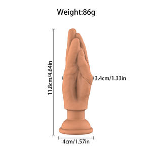 Dildo de Silicona con Ventosa Potente, Dildo de Puño Grueso y Grande para Estimulación Vaginal y Anal, Juguete Sexual para Mujeres - Product Image 4