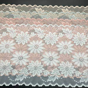 Sang trọng thêu lụa Bead Wedding Dress đổ sequin hoa mẫu voan ren vải in Spandex Organza <span class=keywords><strong>Satin</strong></span> - Product Image 6