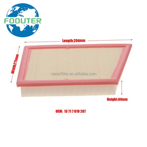 <span class=keywords><strong>Precio</strong></span> al por mayor de fábrica Nuevas piezas de motor de coche de alta calidad Filtro de aire de PU 13718513944 13718692202 13717619267 para 118i Auto - Product Image 1