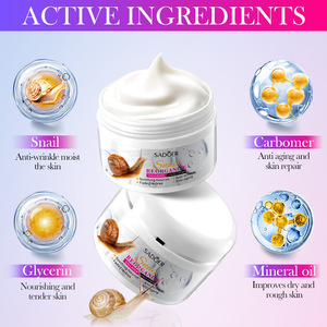 Estratto <span class=keywords><strong>di</strong></span> lumaca organica crema per il viso J1 coreano cura della pelle idratante riparazione con collagene riorganizzato Private Label - Product Image 3