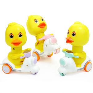 Juguete de Coche para Bebés al por Mayor, Pato <span class=keywords><strong>Amarillo</strong></span>, Pollo, Perro, Cerdo, Vaca, Panda, <span class=keywords><strong>Dibujos</strong></span> <span class=keywords><strong>Animados</strong></span>, Inercia, Motocicleta de Retroceso, Juguetes para Niños - Product Image 4