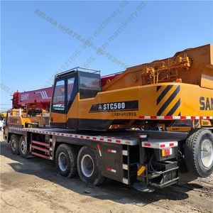Grue sur camion chinoise Sany STC550T6 d'occasion 2020Y, 55 tonnes, originale avec composants essentiels : moteur, pompe, boîte de vitesses, PLC, à vendre - Product Image 4