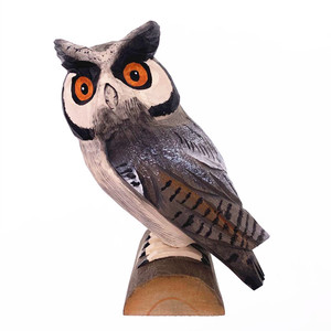 Nouveaux ornements de hibou en bois cadeaux créatifs artisanat décorations de bureau à domicile - Product Image 6