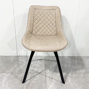<span class=keywords><strong>Chaise</strong></span> de salle à manger en cuir PU de luxe moderne italienne nordique avec pieds en métal stables et durables pour la maison, le bureau et <span class=keywords><strong>l</strong></span>'hôtel - Product Image 4