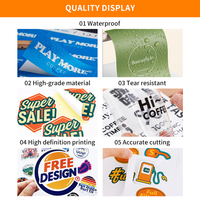 Feuille personnalisée d'autocollants transparents avec logo autocollant transparent en vinyle autocollant transparent pour voiture autocollant transparent en feuille d'or