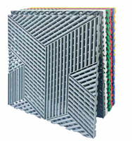 Carreaux de sol de garage en PVC antidérapants modernes pour le lavage de voitures, les détails, les enveloppes PPF, la teinture et le réglage des revêtements de sol en vinyle