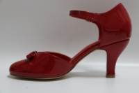 Sepatu Dansa Latin Baotou Wanita Hak Tinggi Sol Lembut Sepatu Salsa Panggung Bagian Atas Kulit Sol Luar Kulit Sapi Tahan Aus