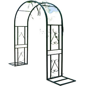 Nouveau support de fleur en fer forgé extérieur Rose vigne petite arche cour décoration Support jardin plante escalade cadre Nature - Product Image 1
