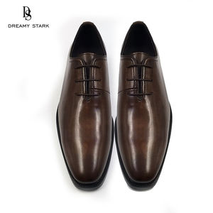 حذاء رجالي جلدي, حذاء رجالي جلدي ماركة (ستارك) ماركة (ستارك) ماركة (ستارك) عالي الجودة باللون البني ، مسطح مصنوع من خامة جيدة التهوية - Product Image 3