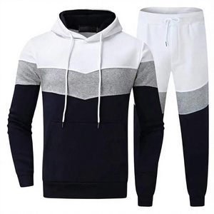 Conjunto Deportivo de 2 Piezas para Hombre, Sudadera con Capucha, Resistente al Viento, Ligero, 100% Algodón, Pantalones Deportivos, Estilo Casual - Product Image 1