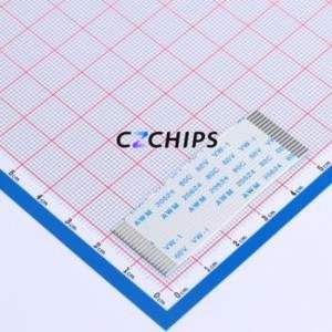 FC-1.0B-18P-50mm FFC Cable (Flexible Flat Cable) P=1mm Connector 18P 1mm 0.3mm Non-Inverting - Product Image 1