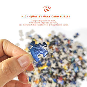<span class=keywords><strong>Puzzle</strong></span> personnalisé de <span class=keywords><strong>1000</strong></span> pièces en plastique et papier pour adultes, jeux de <span class=keywords><strong>puzzle</strong></span> imprimés sur mesure avec pelliculage mat, jouets éducatifs, cadeau - Product Image 3