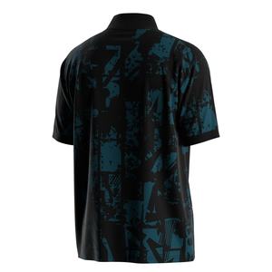 Camiseta de Fútbol Retro con Cuello Plegable, Paneles de Malla Transpirable, Tecnología de Absorción de Humedad y Manga Raglán - Product Image 3