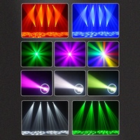 Cabeza Móvil Beam de 200W con Prisma de 18 Caras Mini Sharpy DMX Spot Arcoíris RGBW Luces para DJ Eventos y Escenario