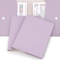 Folder Kartu Mahjong Tombol Magnetik 2 Penutup Kartu Mahjong Pelindung Bahan PU Tahan Air Cocok untuk Hadiah untuk Malam Permainan