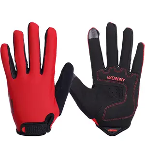 Full Finger Breathable Summer Red Sport Spring Logo Style Motorcycle Motorbike Motocross Riding Racing Gloves