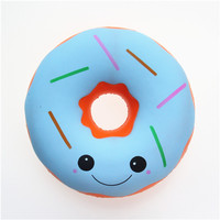 Jouet anti-stress en PU pour enfants, squishy en forme de donut extra-large à rebond lent, 25 cm, modèle PS-001