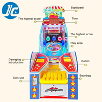 Machine de jeu d'arcade à monnayeur pour lancer de sacs de sable avec récompense de billets de loterie, équipement pour centre de divertissement intérieur