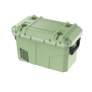 2022 55 Liters High Quality compressor 12v coolbox car cooler for hunting 12v 24v truck fridge