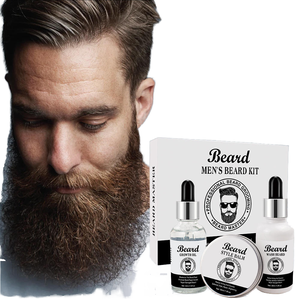 Kit de soin de la barbe STYLEJIANG pour hommes, baume à barbe, huile de lavage, ensemble biologique non parfumé, tenue moyenne, modelage et coiffage pour adultes - Product Image 6