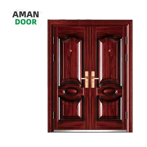 אמ"ן דלת קלאסי עיקרי דלת עיצוב כפול דלת מחצלות לבית כניסה