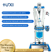 Réacteur en verre sous vide Veidt, neuf, à vitesse variable automatique, 1L, 2L, 5L, avec pompe à moteur pour laboratoire et industrie
