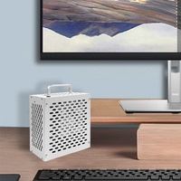 Boîtier vertical ITX pour mini-ordinateur de bureau, portable et élégant, couleur crème glacée