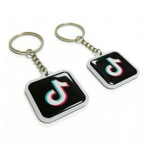 Carta Programmabile Personalizzata 13.56MHz, Portachiavi RFID <span class=keywords><strong>NFC</strong></span> per Condivisione Social Media TikTok - Product Image 1