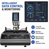 Machine de préparation d'échantillons de laboratoire intelligente, roues doubles de 8 pouces, 50-1500 tr/min pour l'analyse des métaux et des céramiques