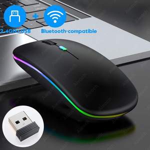 Ratón Inalámbrico Recargable Ergonómico y Silencioso con Bluetooth 2.4G Tipo C, con Certificación CE ROHS, para Macbook - Product Image 2