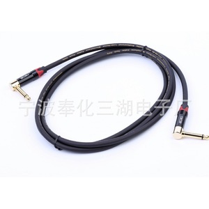 Jinsanhu alta calidad Golden Audio guitarra instrumento de música Audio Cable <span class=keywords><strong>Jack</strong></span> <span class=keywords><strong>RCA</strong></span> 6,35 6,3 6,25 Rohs CE conector Accesorios - Product Image 3