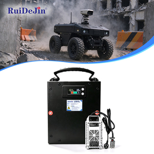 แบตเตอรี่ลิเธียม UGV แบบกันน้ำ ทนทานต่อแรงสั่นสะเทือน พร้อมระบบจัดการแบตเตอรี่ (BMS) 48V 100Ah LiFePO4 สำหรับยานพาหนะไร้คนขับบนพื้นที่ขรุขระ - Product Image 1