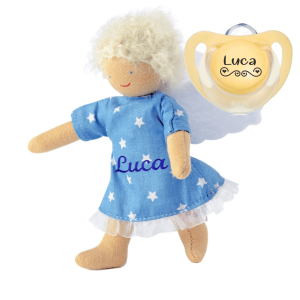 Käthe Kruse "Proteggimi Angelo" con Nome + Ciuccio NUK con Nome - Product Image 2