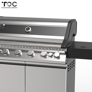 Parrilla de gas de barbacoa de uso de jardín de material de acero inoxidable con rejillas de cocina de hierro fundido - Product Image 2