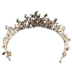 Couronne de mariée de <span class=keywords><strong>luxe</strong></span> en cristal pour mariage, tiare hawaïen, pour femmes et filles, accessoires pour cheveux, à la mode, nouvelle collection 2020 - Product Image 6