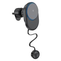Neues Private Design Trend Produkt uhr & Handy 2 in 1 Magnetisches kabelloses Auto ladegerät für Telefon und Iwatch