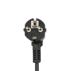 Cordon de câble d'alimentation à 3 broches norme européenne prise 230v 10a vers Iec320 C13 C15 Ac 12a 250v cordon d'alimentation électrique avec H05vv f <span class=keywords><strong>3g1</strong></span> 0mm2 - Product Image 4