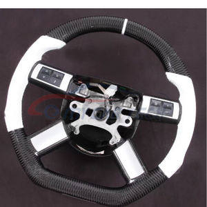 Volant de direction en cuir suédé avec LED et poignées de changement de vitesse en fibre de carbone pour Chrysler 300 C300 <span class=keywords><strong>300C</strong></span> <span class=keywords><strong>Bentley</strong></span> - Product Image 3
