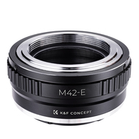 Adaptateur d'objectif K&F Concept M42-NEX pour objectifs à monture M42 sur Alpha A7s A33 Dsc-hx300