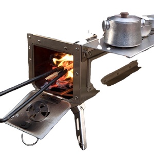 Échantillon Gratuit - Poêle à Bois Portable CE pour Extérieur avec Tuyau de Cheminée, Accessoires pour Poêle à Bois de Camping, Pique-nique, Acier Inoxydable - Product Image 6
