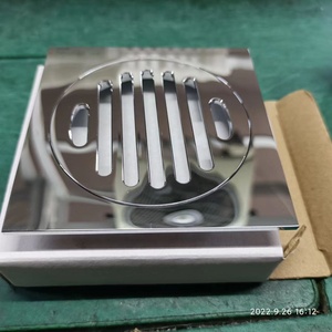 Watermark square Silver Floor Grate <strong>Shower</strong> Drain 80MM <strong>Outlet</strong> - Product Image 5