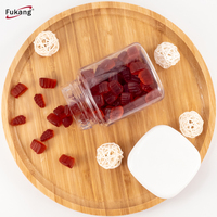 Pot de vitamines en forme de bonbon de 350ml Conteneur à usage médical en chanvre Conteneur carré PET de qualité alimentaire avec bouchon à l'épreuve des enfants