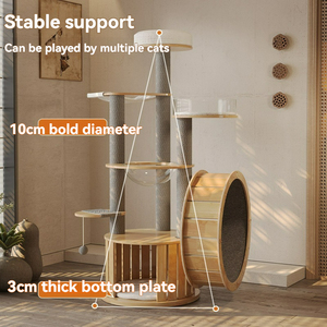 <span class=keywords><strong>Rueda</strong></span> de Ejercicio <span class=keywords><strong>para</strong></span> <span class=keywords><strong>Gatos</strong></span> de Madera Grande de Primera Calidad, <span class=keywords><strong>Rueda</strong></span> de Correr <span class=keywords><strong>para</strong></span> <span class=keywords><strong>Gatos</strong></span> de Interior, Cinta de Correr <span class=keywords><strong>para</strong></span> <span class=keywords><strong>Gatos</strong></span> Activos, <span class=keywords><strong>para</strong></span> el Hogar - Product Image 6