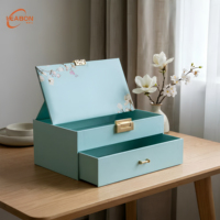 Boîte en carton recyclable de luxe en gros, boîte en papier personnalisée avec logo, emballage rigide à fermeture magnétique pour cosmétiques, bijoux, cadeaux