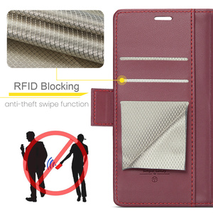 Étui portefeuille <span class=keywords><strong>CaseMe</strong></span> magnétique antichoc en cuir de luxe avec blocage RFID pour <span class=keywords><strong>iPhone</strong></span> 14 13 <span class=keywords><strong>12</strong></span> Pro Max Étui de protection - Product Image 5