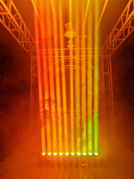 Luz Móvil de Cabeza con Haz de Luz LED RGBW de 10x40W, Equipo Profesional para DJ, Discoteca, Fiesta, Club Nocturno, Pista de Baile y Bar