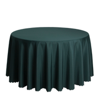 Nappe de table ronde noire et blanche de 60 à 120 pouces, nappe de mariage, grande nappe ronde, nappe de fête de mariage pour événements