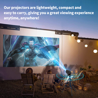 Offre Spéciale Full Hd Smart Tv Home Cinéma Projecteur de Téléphone Mobile 4K Android WIFI Portable Mini Projecteur Vidéo Projecteurs Extérieurs