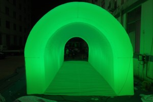 巨大な屋外用ポータブルカラフルLEDパーティーテント、イベント用LED照明付きインフレータブルトンネル - Product Image 6