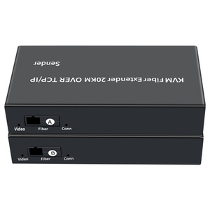 Extenseur KVM Fibre Optique Haute Qualité 20KM sur Fibre Unique <span class=keywords><strong>TX</strong></span> RX avec USB pour PC - Product Image 3